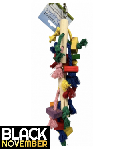 9 X Parrot Toy Pack - African Grey, Amazon, Cockatoo, Macaw Etc - RRP £146.91 - Pack 6